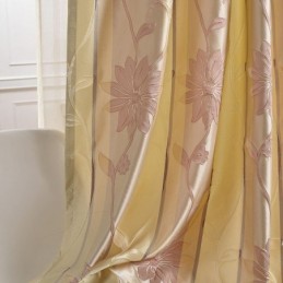 Rideaux Occultants Nordiques En Jacquard Floral, Sur Mesure, Pour Salon Et Chambre À Coucher