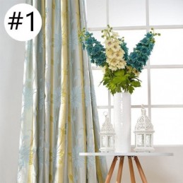 Rideaux Occultants Nordiques En Jacquard Floral, Sur Mesure, Pour Salon Et Chambre À Coucher
