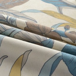 Rideaux Occultants Nordiques En Coton Imprimé Végétal Pour Salon Et Chambre À Coucher
