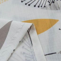 Rideau Occultant Écologique Sur Mesure, Style Américain, Imprimé Feuilles, Pour Chambre À Coucher
