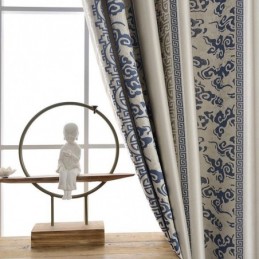 Rideaux Occultants Nordiques En Jacquard Pour Salon Et Chambre À Coucher