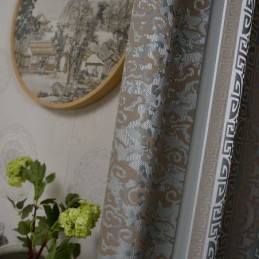 Rideaux Occultants Nordiques En Jacquard Pour Salon Et Chambre À Coucher
