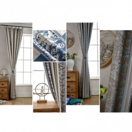 Rideaux Occultants Nordiques En Jacquard Pour Salon Et Chambre À Coucher