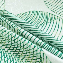 Rideau Occultant Nordique Sur Mesure, Imprimé Feuilles, Pour Salon Et Chambre À Coucher