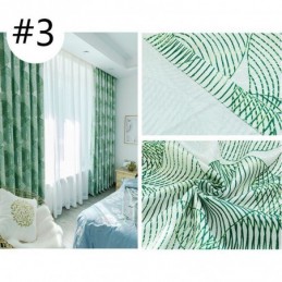 Rideau Occultant Nordique Sur Mesure, Imprimé Feuilles, Pour Salon Et Chambre À Coucher