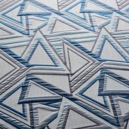 Rideau Occultant En Lin Sur Mesure, Motif Géométrique Nordique En Jacquard, Pour Salon Et Chambre À Coucher
