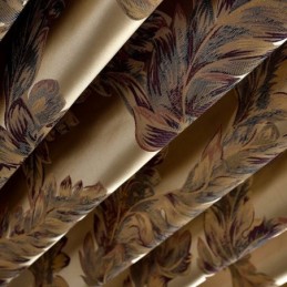 Rideau Occultant Nordique Sur Mesure En Plumes Jacquard Pour Salon Et Chambre À Coucher