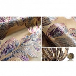 Rideau Occultant Nordique Sur Mesure En Plumes Jacquard Pour Salon Et Chambre À Coucher