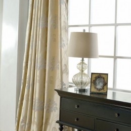 Rideaux Occultants De Style Européen, Rideau Jacquard Floral, Rideau Sur Mesure Pour Salon Et Chambre À Coucher