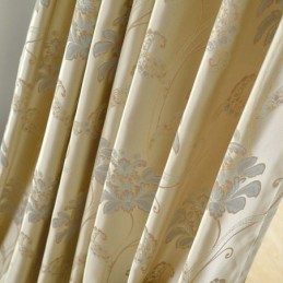 Rideaux Occultants De Style Européen, Rideau Jacquard Floral, Rideau Sur Mesure Pour Salon Et Chambre À Coucher