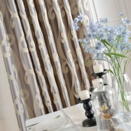 Rideau Occultant Sur Mesure En Jacquard Nordique Pour Salon Et Chambre À Coucher