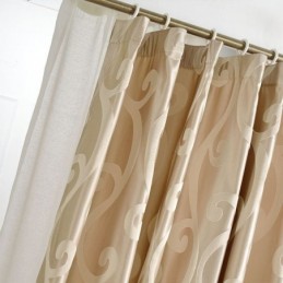 Rideau Occultant Sur Mesure En Jacquard Nordique Pour Salon Et Chambre À Coucher