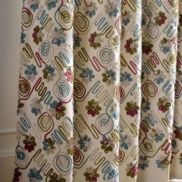 Rideaux Occultants De Style Nordique En Polycoton Brodé Pour Salon Et Chambre À Coucher