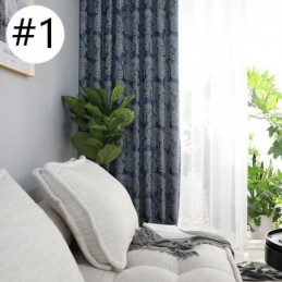 Rideau Occultant Européen Sur Mesure En Jacquard Pour Salon Et Chambre À Coucher