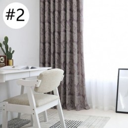 Rideau Occultant Européen Sur Mesure En Jacquard Pour Salon Et Chambre À Coucher