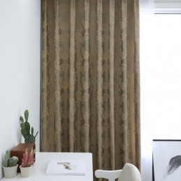 Rideau Occultant Sur Mesure En Jacquard Nordique Pour Salon Et Chambre À Coucher