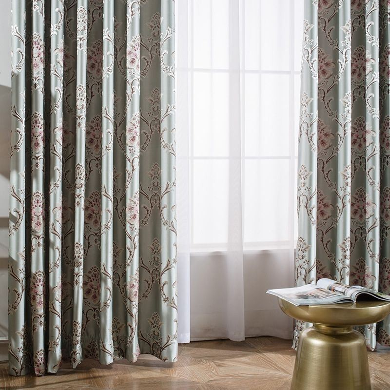 Rideaux Occultants Européens À Motifs Jacquard Pour Salon Et Chambre À Coucher