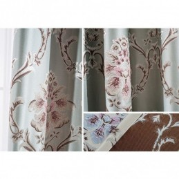 Rideaux Occultants Européens À Motifs Jacquard Pour Salon Et Chambre À Coucher