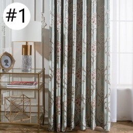 Rideaux Occultants Européens À Motifs Jacquard Pour Salon Et Chambre À Coucher