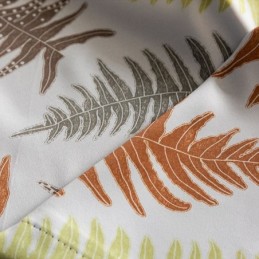 Rideaux Occultants Nordiques Imprimés Feuilles De Fougère Pour Salon Et Chambre À Coucher