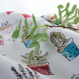Rideau Occultant Nordique Sur Mesure, Imprimé Plantes En Pot, Pour Salon Et Chambre À Coucher