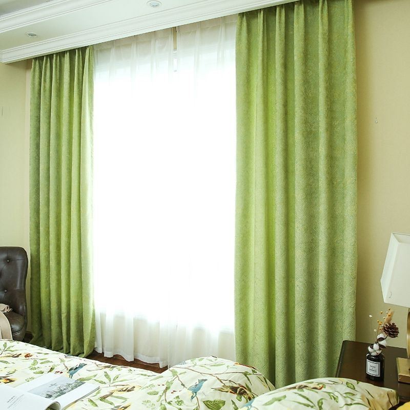 Rideau Occultant Sur Mesure, Style Nordique, Couleur Unie, Jacquard, Pour Salon Et Chambre À Coucher