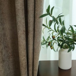 Rideau Occultant Sur Mesure, Style Nordique, Couleur Unie, Jacquard, Pour Salon Et Chambre À Coucher