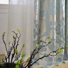Rideau Jacquard De Style Européen Sur Mesure Pour Chambre À Coucher, Salon
