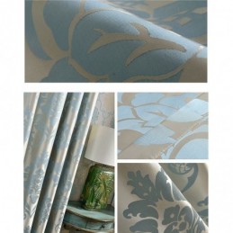 Rideau Jacquard De Style Européen Sur Mesure Pour Chambre À Coucher, Salon