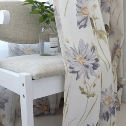 Rideaux Occultants Nordiques En Coton Imprimé Floral Pour Fenêtre