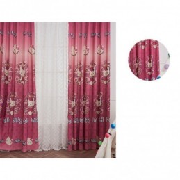 Rideaux Occultants En Coton Imprimés Chat Pour Enfants, Pour Salon Et Chambre À Coucher