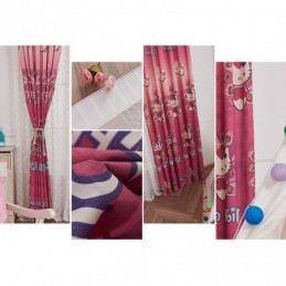 Rideaux Occultants En Coton Imprimés Chat Pour Enfants, Pour Salon Et Chambre À Coucher