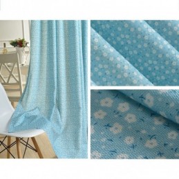 Rideau Occultant En Coton Sur Mesure, Imprimé Floral Nordique, Pour Salon Et Chambre À Coucher