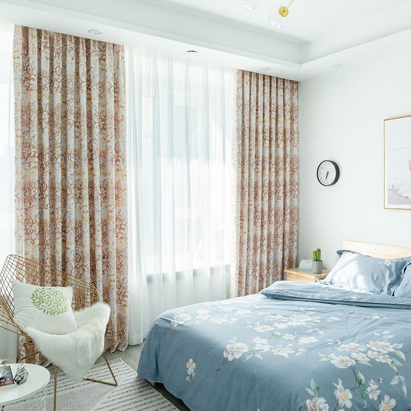 Rideaux Occultants Imprimés Nordiques Pour Salon Et Chambre À Coucher