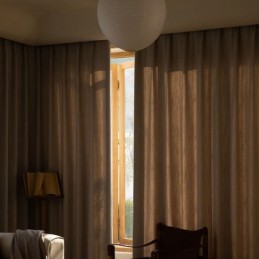 Rideaux Occultants Modernes En Jacquard De Couleur Unie Pour Salon