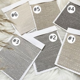 Rideaux Occultants Modernes En Jacquard De Couleur Unie Pour Salon