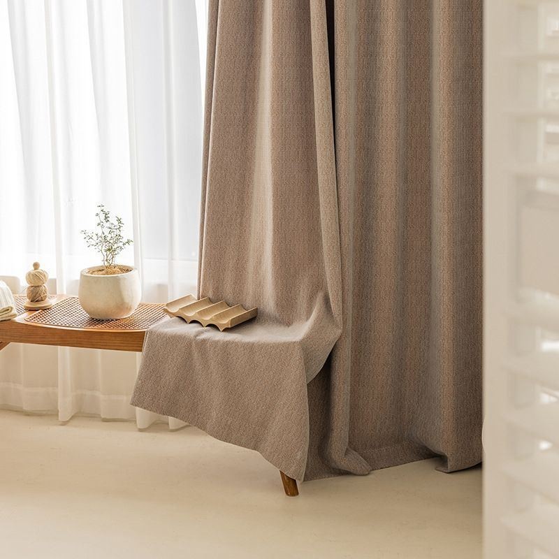 Rideaux En Chenille De Luxe, Rideau Occultant En Jacquard Européen, Rideau Sur Mesure Pour Salon Et Chambre À Coucher