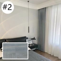 Rideau Occultant Nordique Sur Mesure, Jacquard De Haute Précision Pour Chambre À Coucher Et Salon