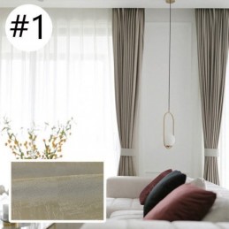 Rideau Occultant Haut Sur Mesure En Jacquard De Précision Pour Chambre À Coucher Et Salon
