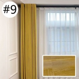 Rideau Occultant Haut Sur Mesure En Jacquard De Précision Pour Chambre À Coucher Et Salon