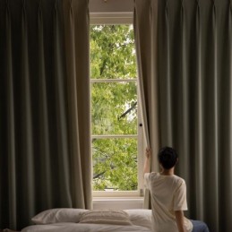 Rideau Patchwork Moderne, Rideaux Occultants Sur Mesure Pour Salon Et Chambre À Coucher
