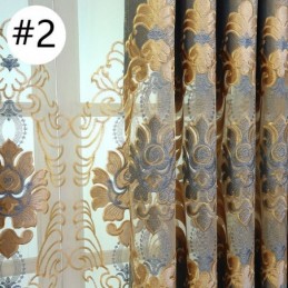 Rideau Occultant Brodé Sur Mesure, Style Européen, Pour Salon