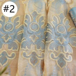 Rideau Occultant Brodé Sur Mesure, Style Européen, Pour Salon