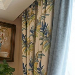 Rideau Jacquard Nordique Sur Mesure, Occultant, Pour Salon, Chambre À Coucher