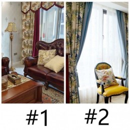 Rideau Jacquard Nordique Sur Mesure, Occultant, Pour Salon, Chambre À Coucher