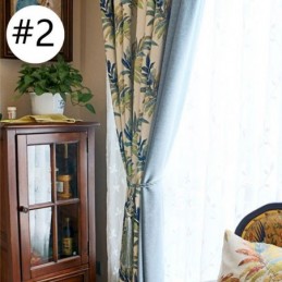Rideau Jacquard Nordique Sur Mesure, Occultant, Pour Salon, Chambre À Coucher
