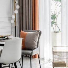 Rideau Moderne Sur Mesure En Chenille Occultant Pour Salon Et Chambre À Coucher