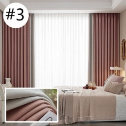 Rideau Moderne Sur Mesure En Chenille Occultant Pour Salon Et Chambre À Coucher