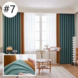 Rideau Moderne Sur Mesure En Chenille Occultant Pour Salon Et Chambre À Coucher