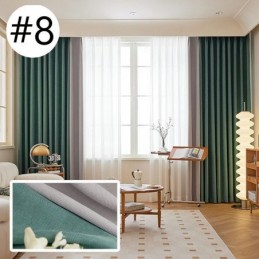 Rideau Moderne Sur Mesure En Chenille Occultant Pour Salon Et Chambre À Coucher